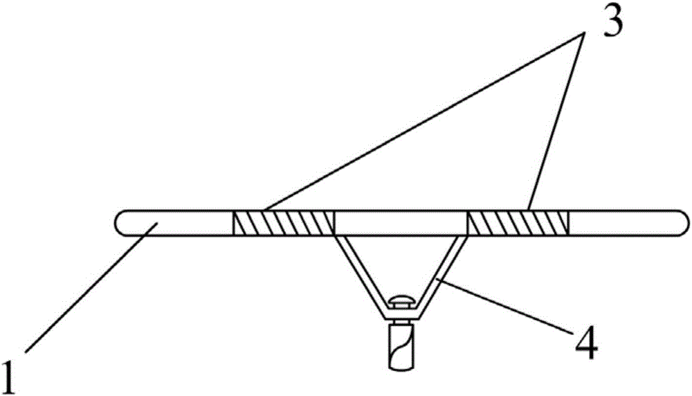 Embroidery thread branching device