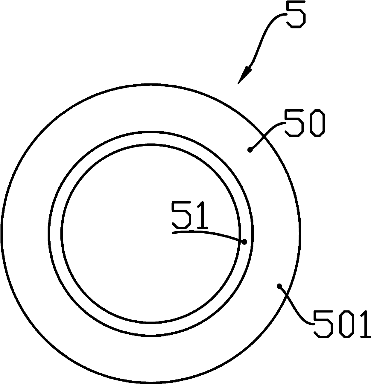 Sealing ring structure and extruder applying sealing ring structure