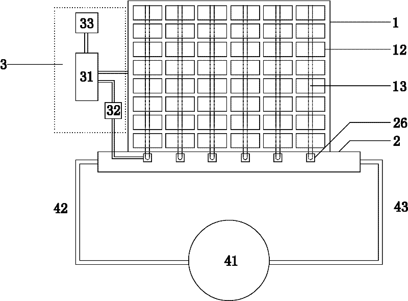 Heat pipe photovoltaic hot water composite system combined with thermoelectric plate