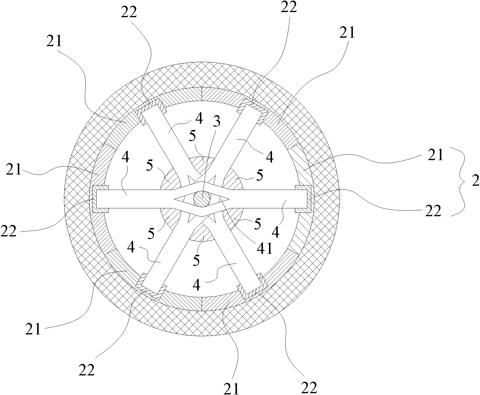 High-speed flywheel battery rotor