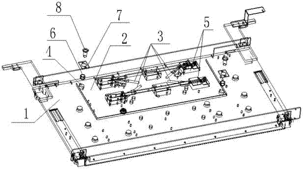 A positioning fixture for tapping machining