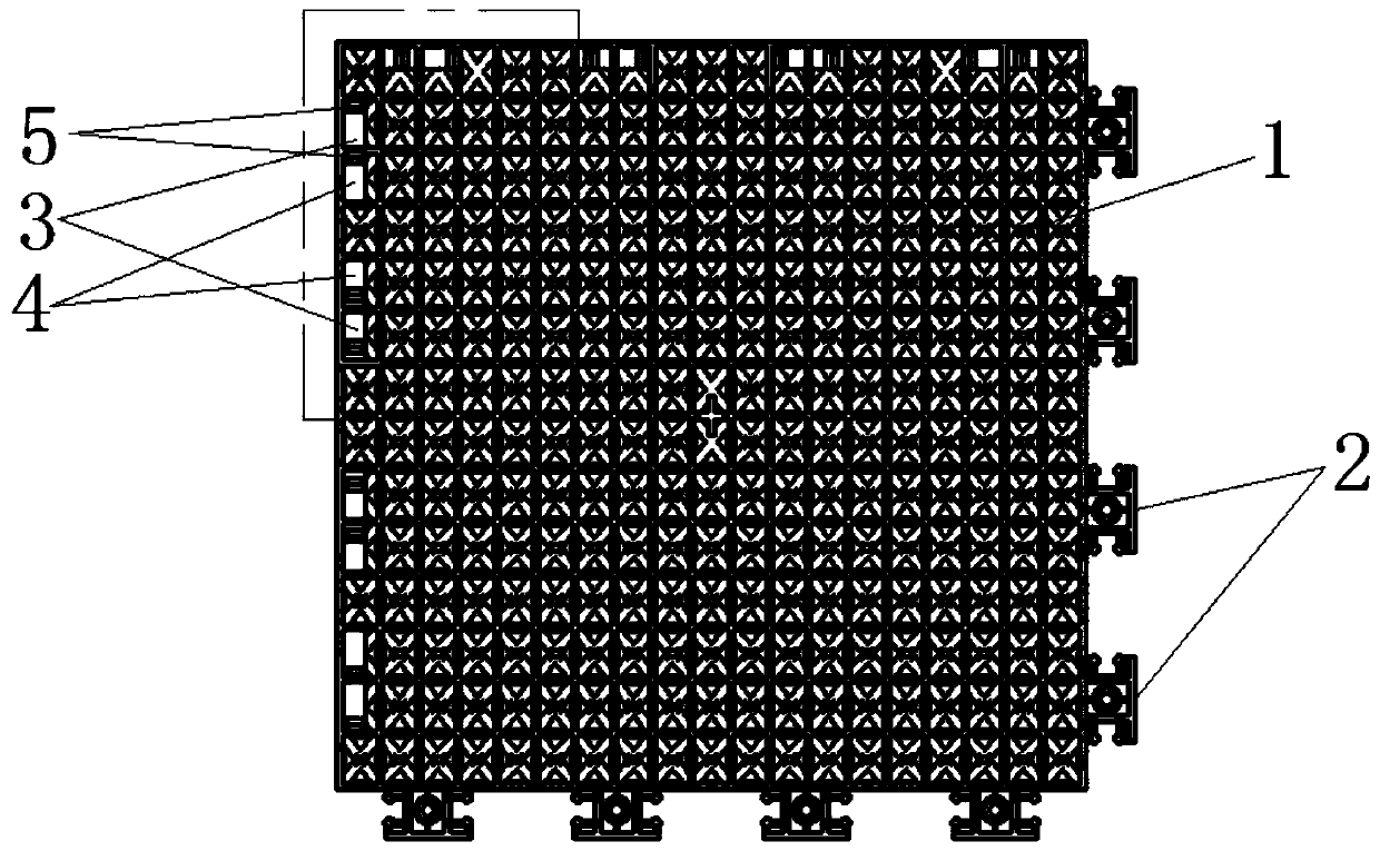 A kind of assembly floor and its installation method