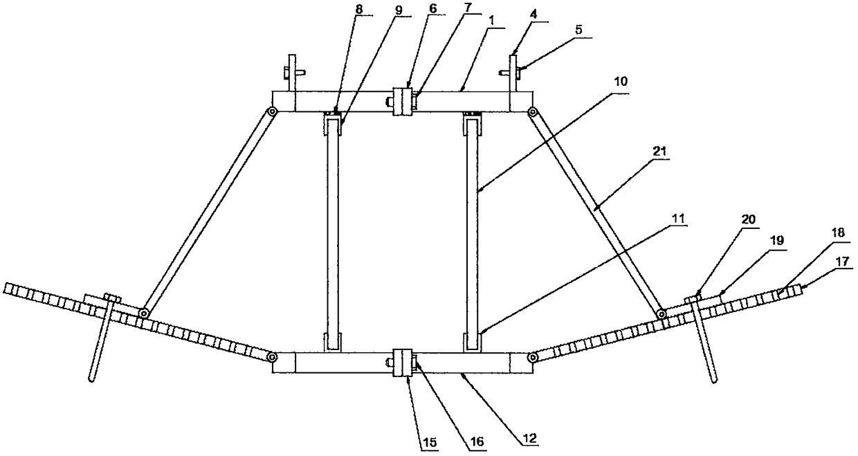 Bottom fixation stabilizer for utility poles