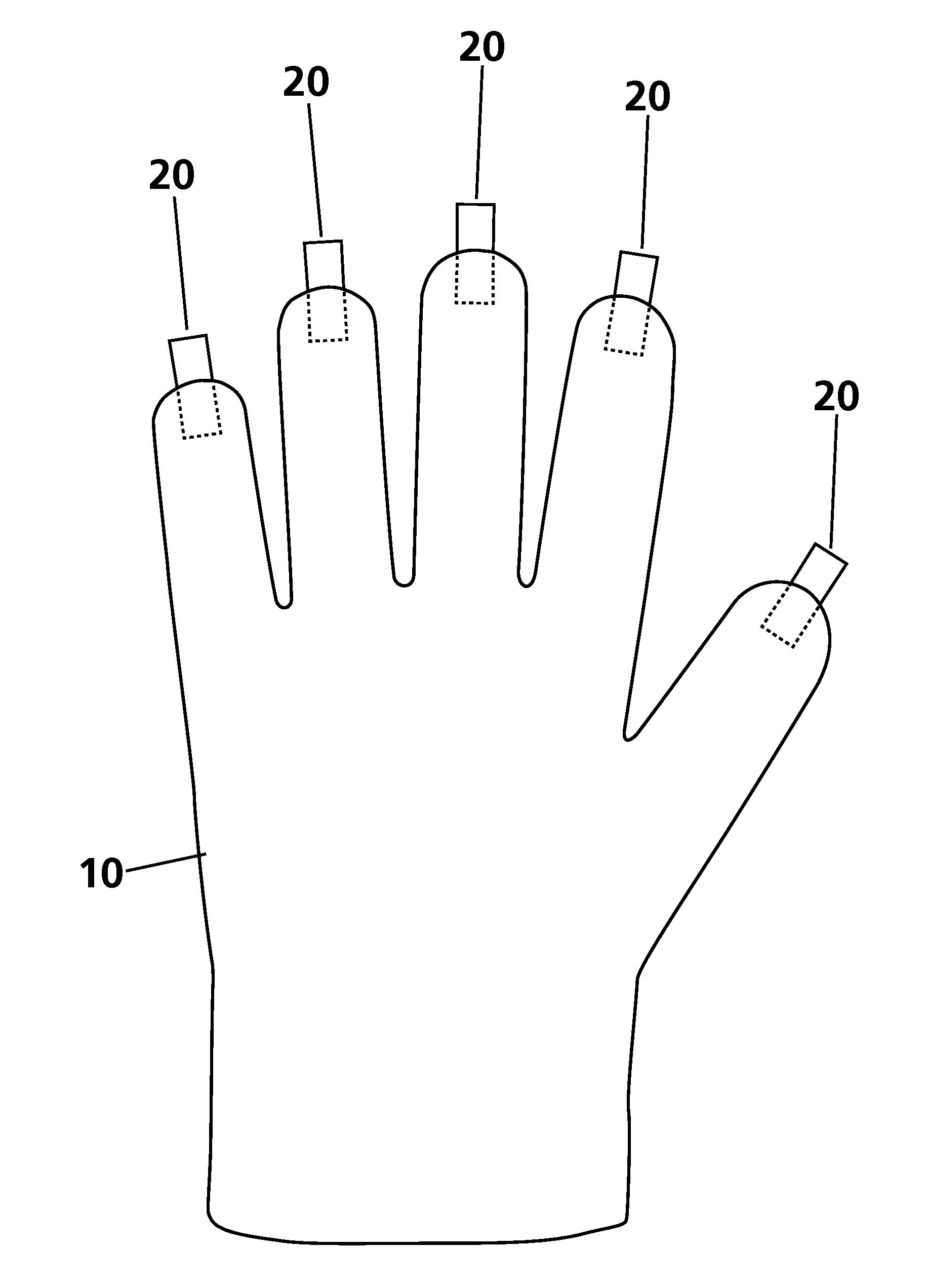 Device, System And Method For Multi-Layered Weatherproof Touchscreen Glove