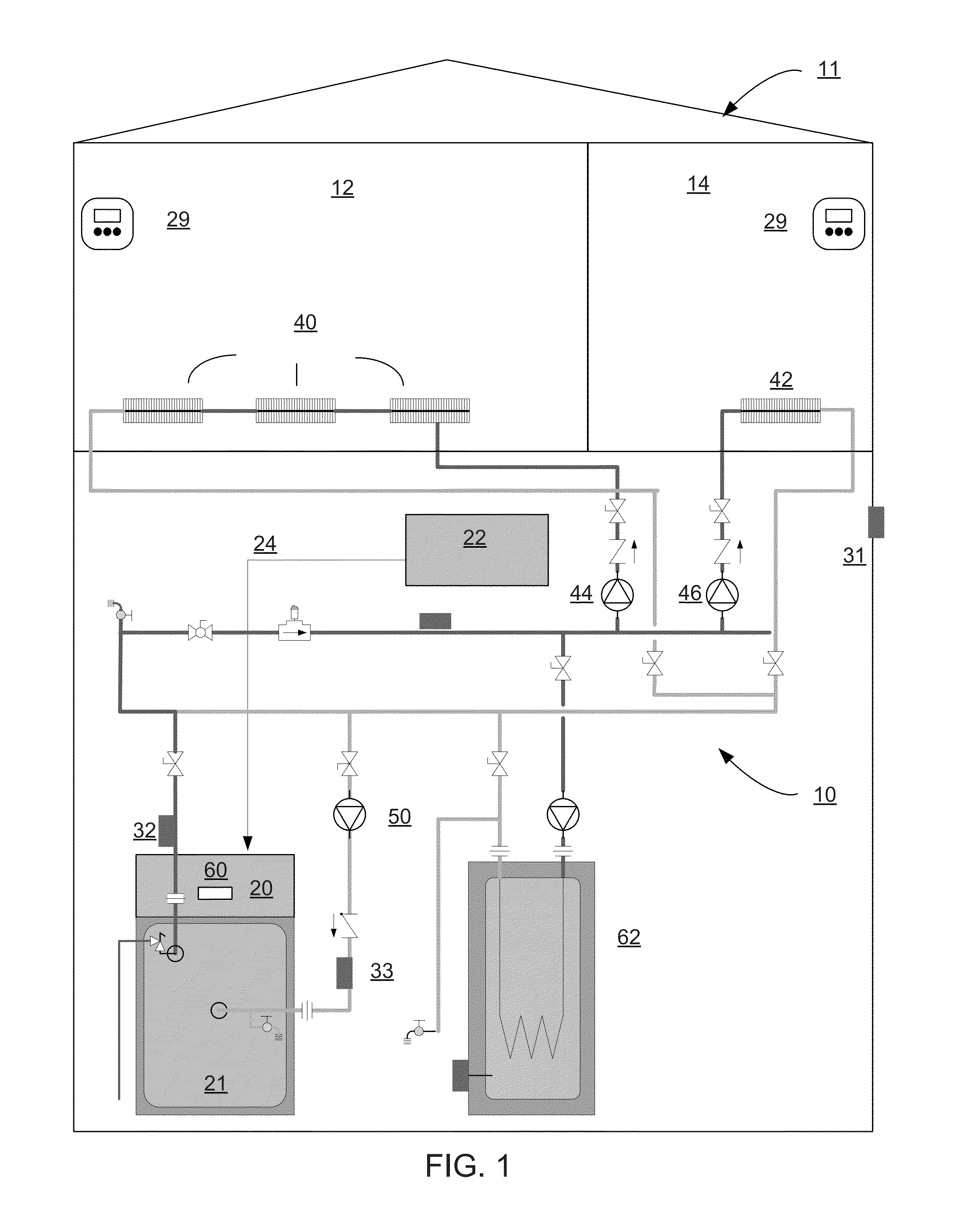 Multiple zone control system and method of operation