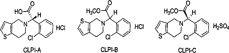 Method for synthesizing related substance C of clopidogrel hydrogen sulfate