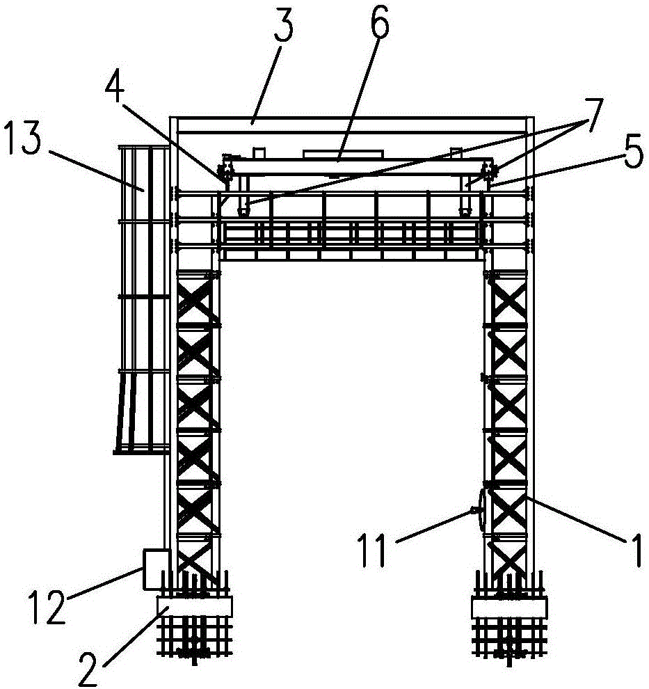 Vehicle compartment volume measurement system frame