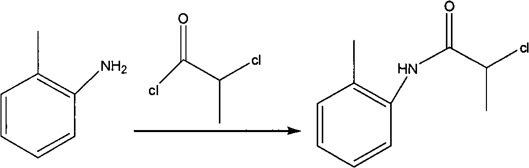 Method for preparing N-(2-Methylphenyl)-2-(propylamino)propa-namide