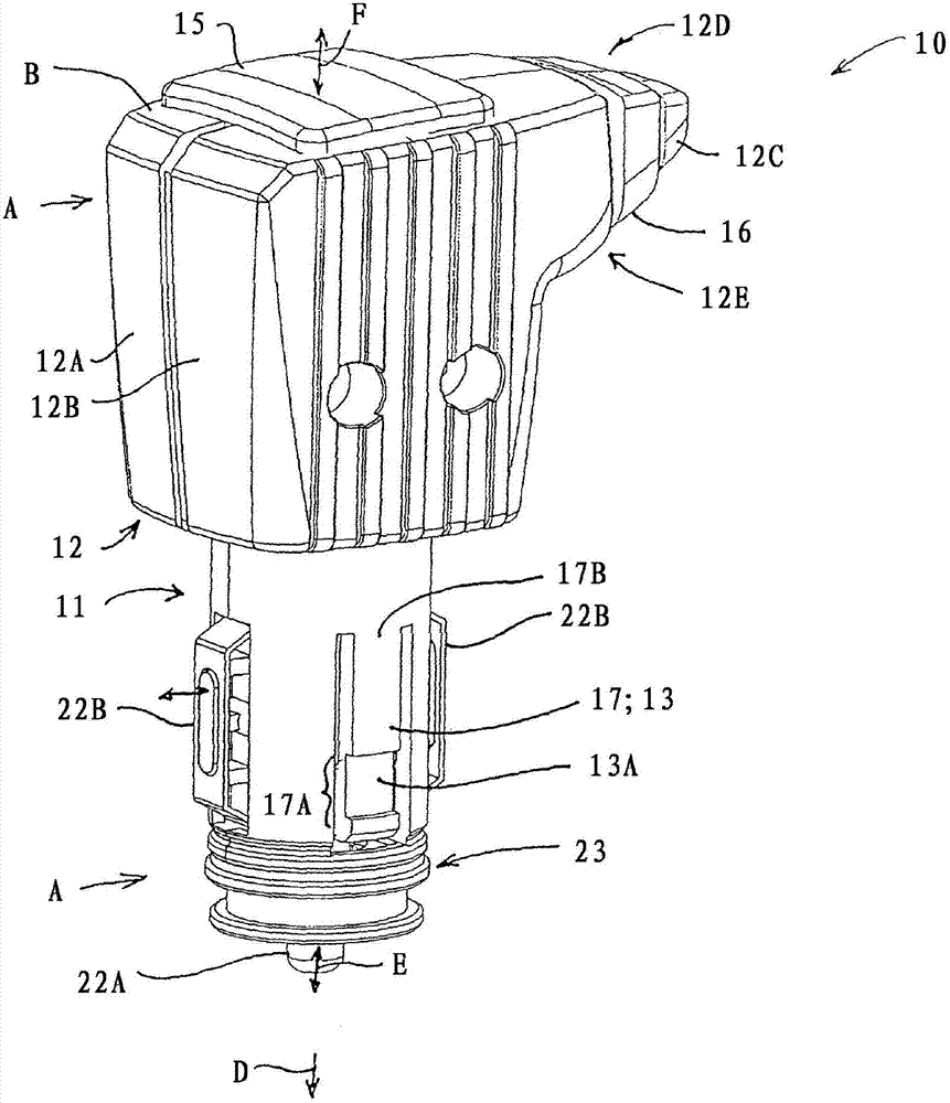 Plug device in form of a cigarette lighter plug, in particular for motor vehicles