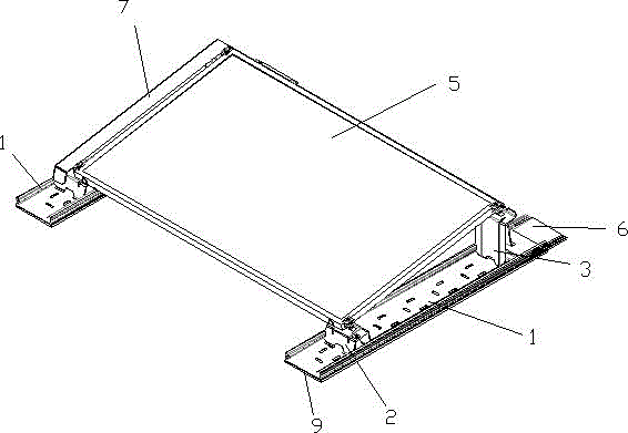 A non-permeable photovoltaic support