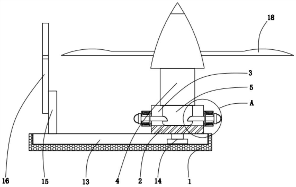 Real-time measuring device for propeller blade angles