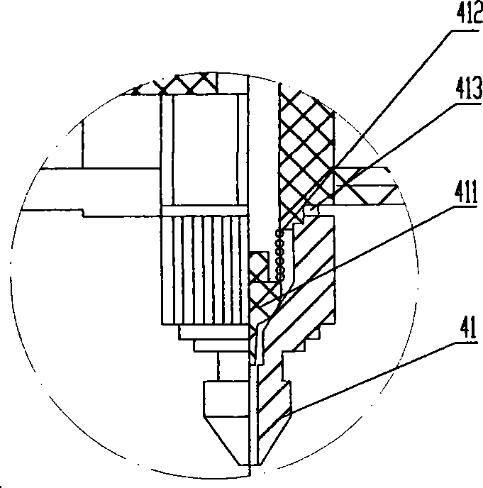 Continuous medicine-filling injector