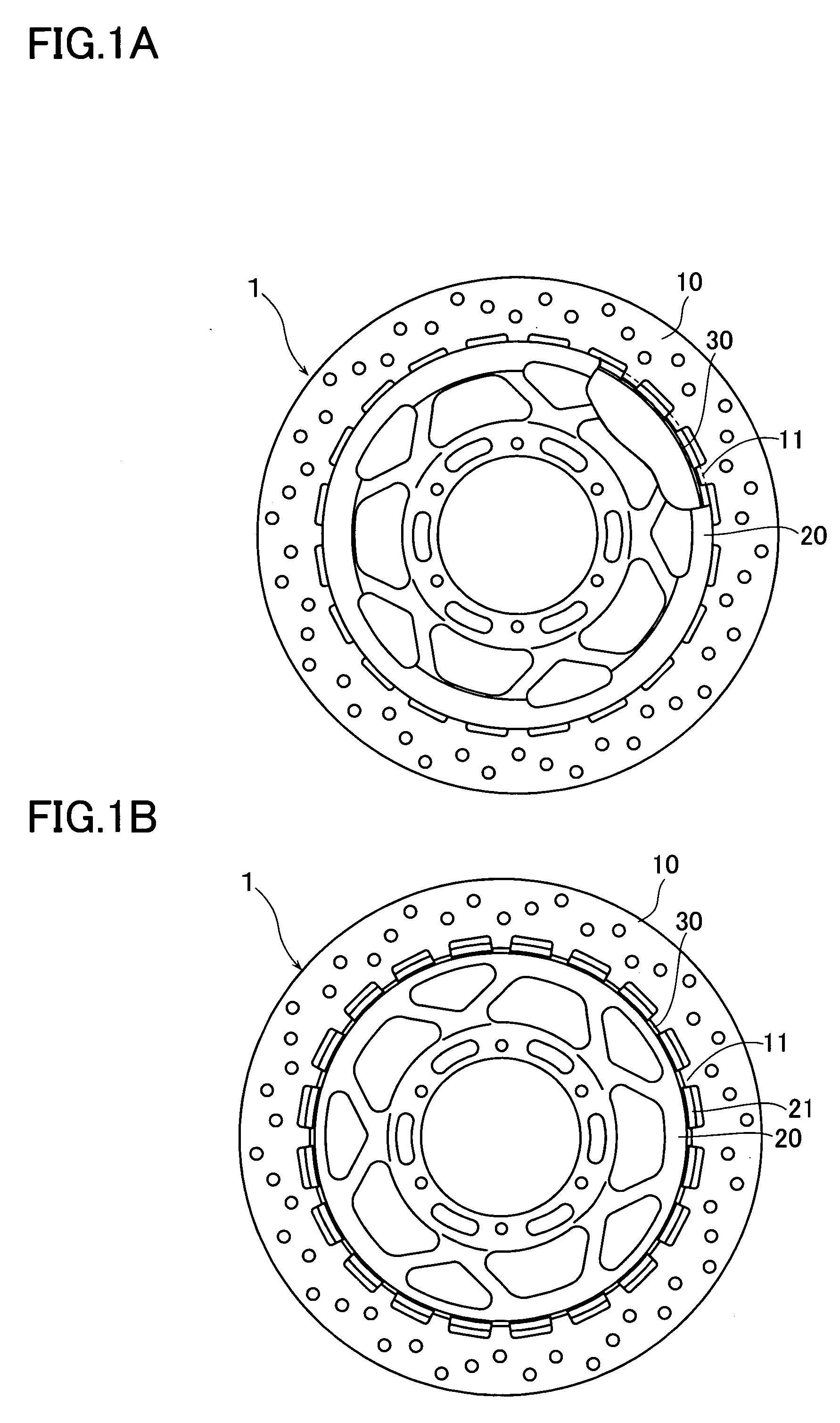 Floating-type brake disk