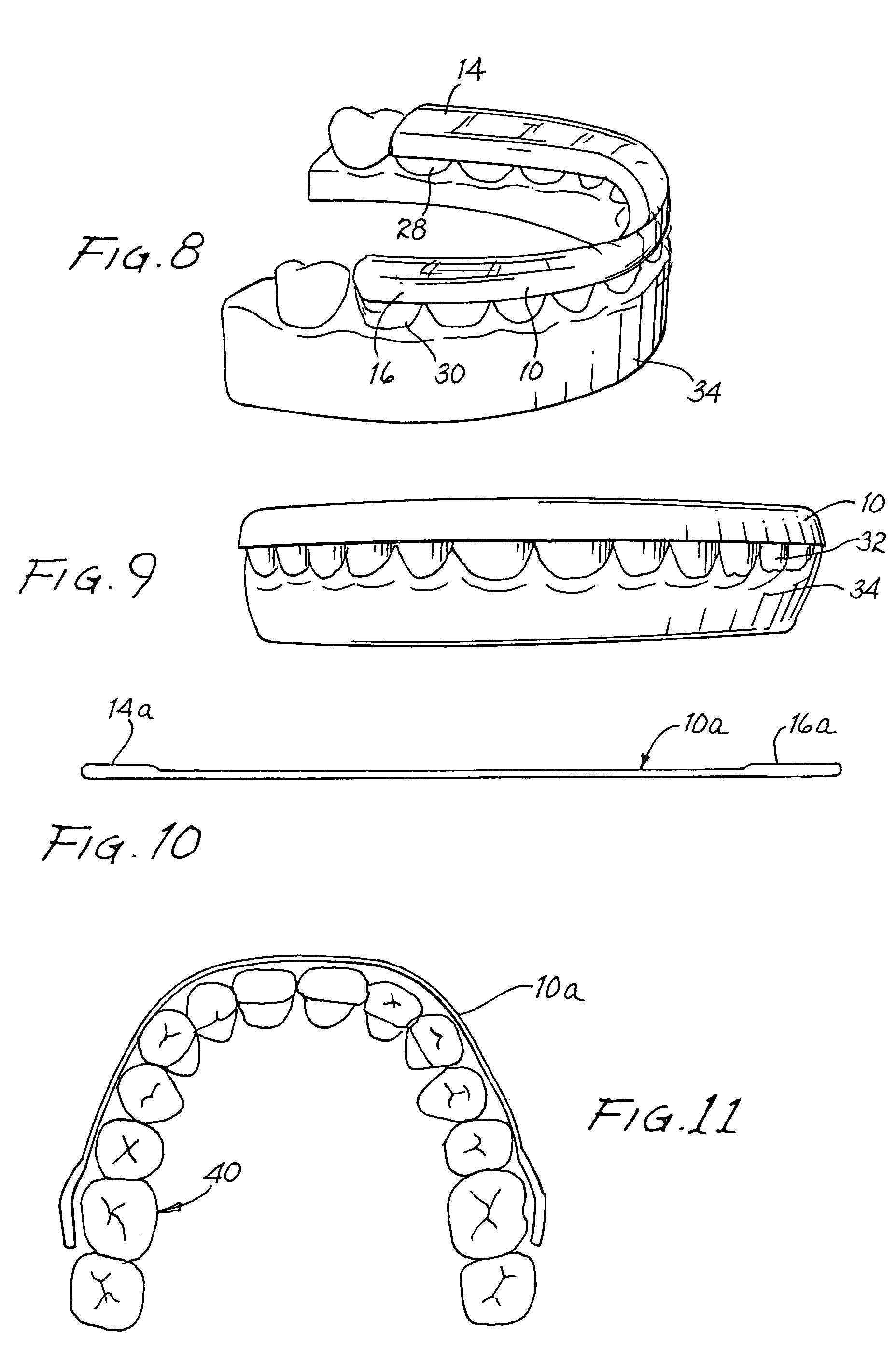 Substrate of polishing compound for teeth and method
