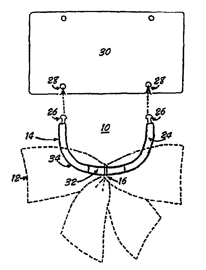 Attachment for decorative objects for vehicles