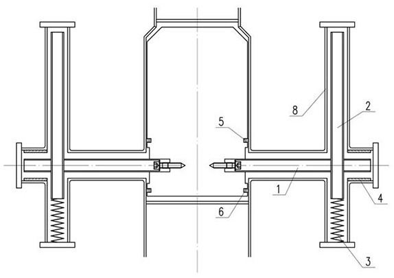 Novel guide device of multistage Stirling engine piston