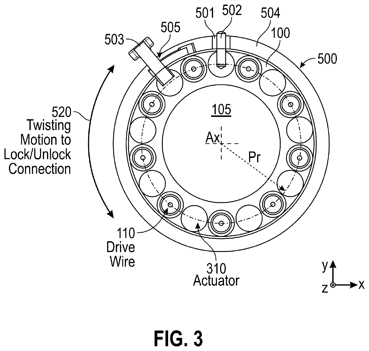 Magnetic connector for steerable medical device