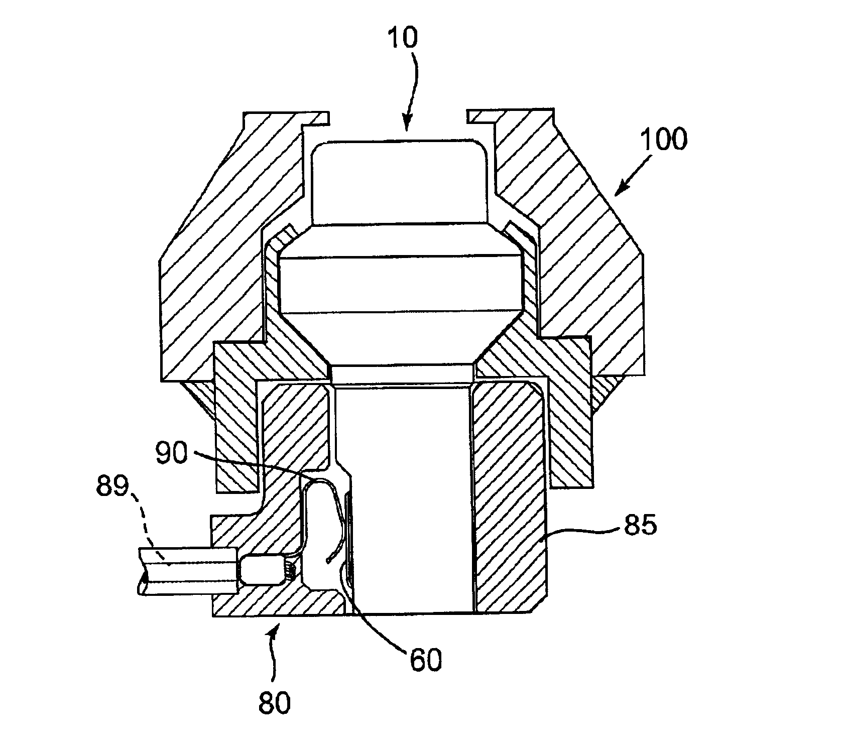 Pyrotechnic initiator with on-board control circuitry