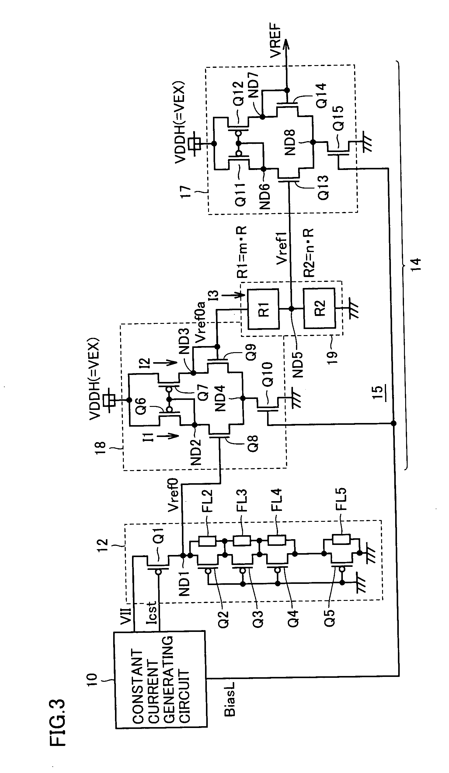 Internal voltage generating circuit and semiconductor integrated circuit device