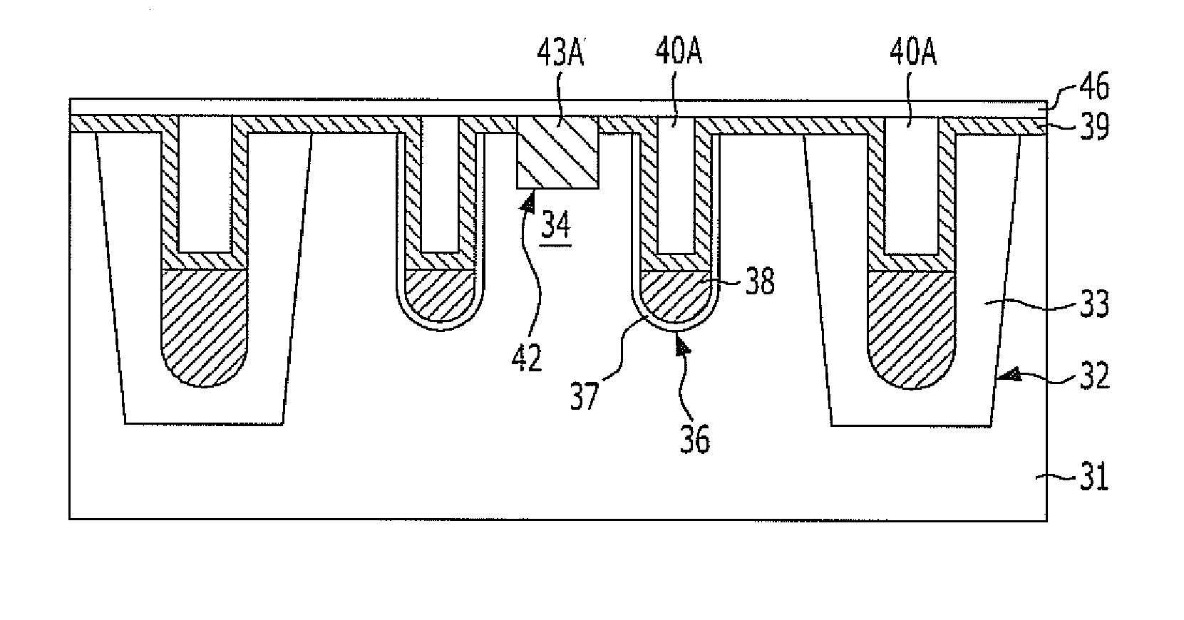 Semiconductor device with buried gates and buried bit lines and method for fabricating the same