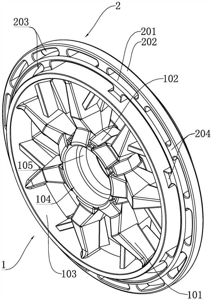 Wheel core capable of preventing tread from peeling off and roller skate