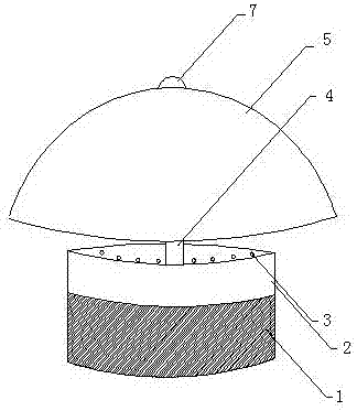 Bird repellent containing device for electric power facility