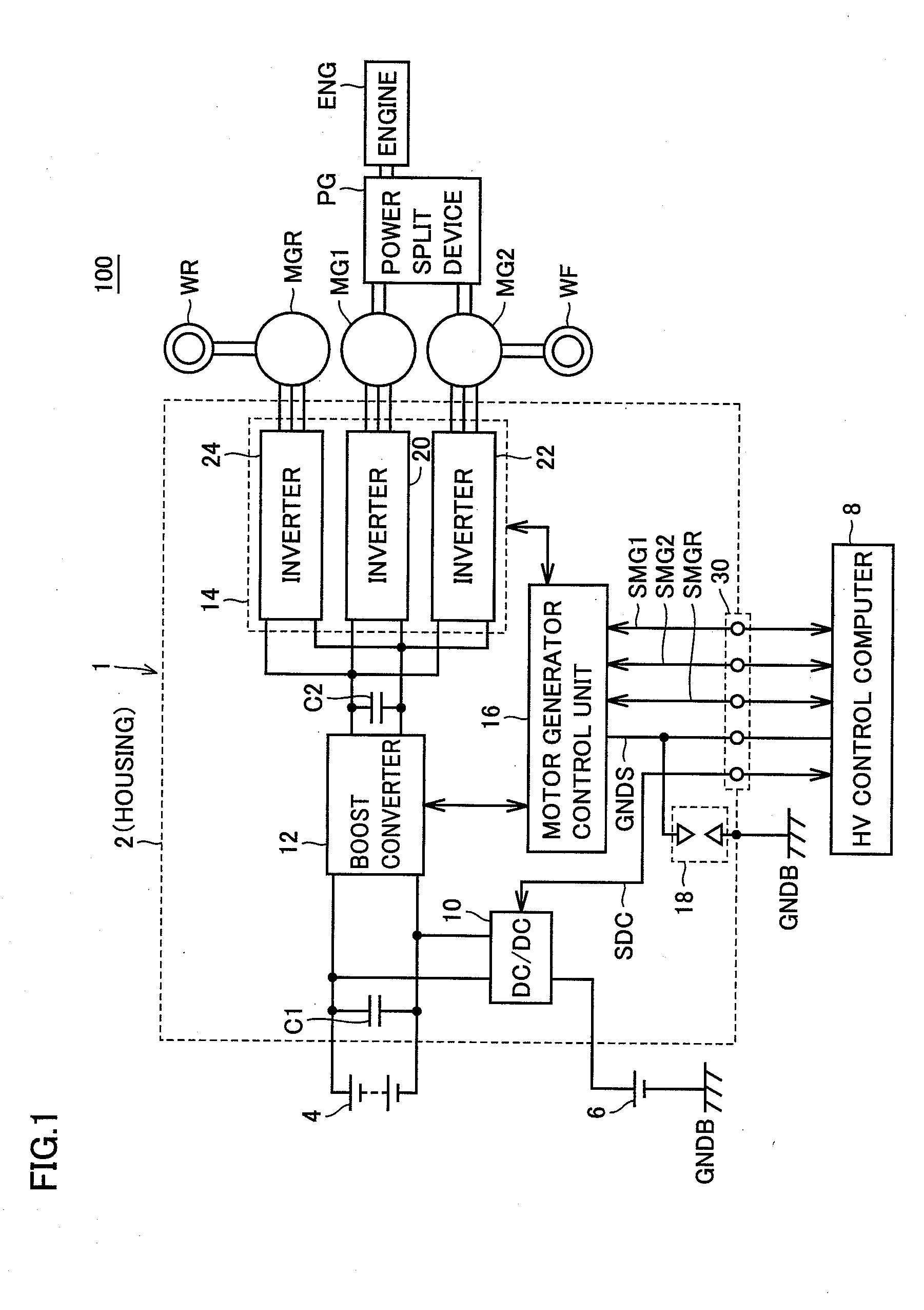 Vehicle-mounted electronic apparatus and vehicle with the same mounted therein