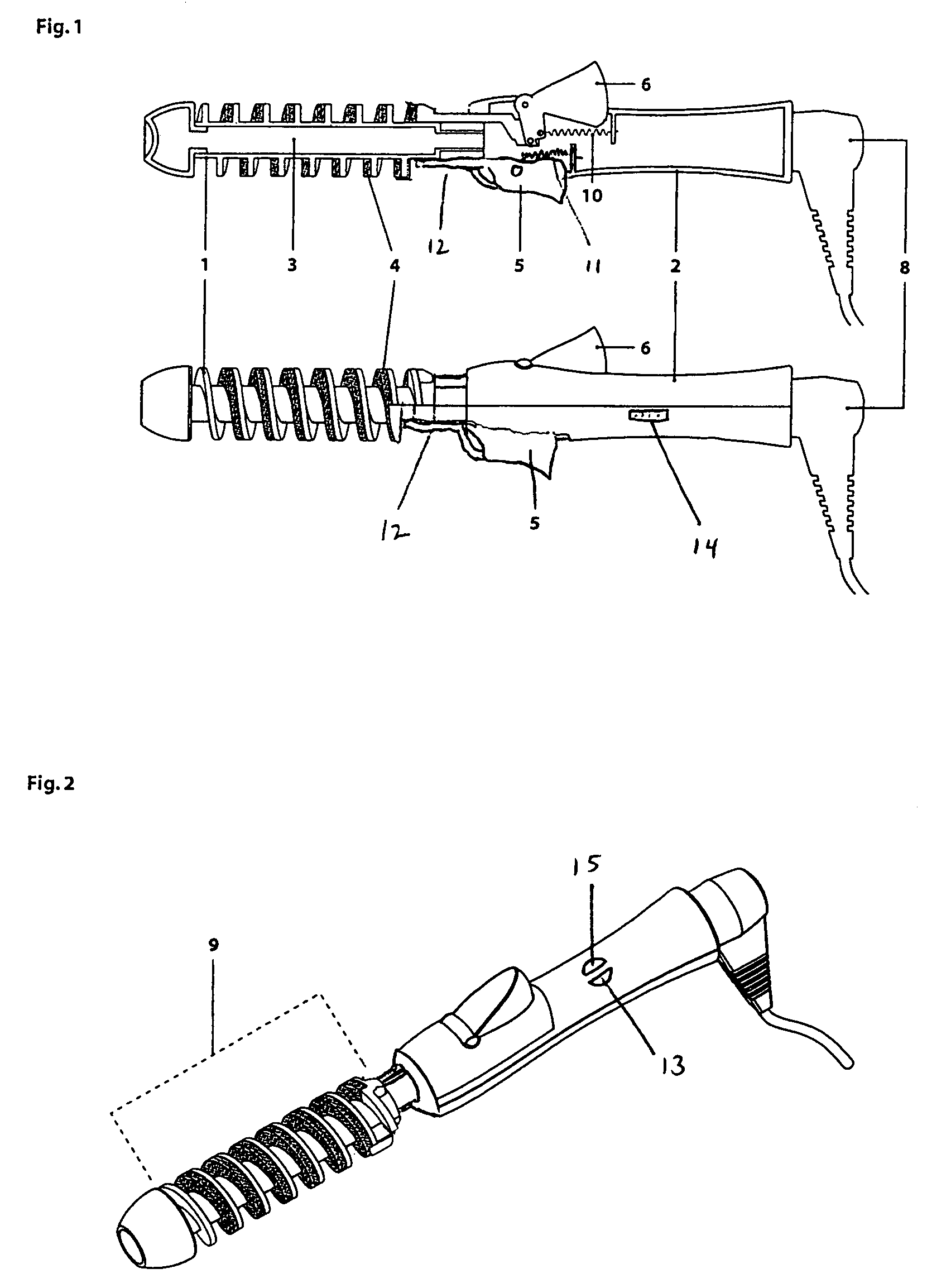 Heating hair curler