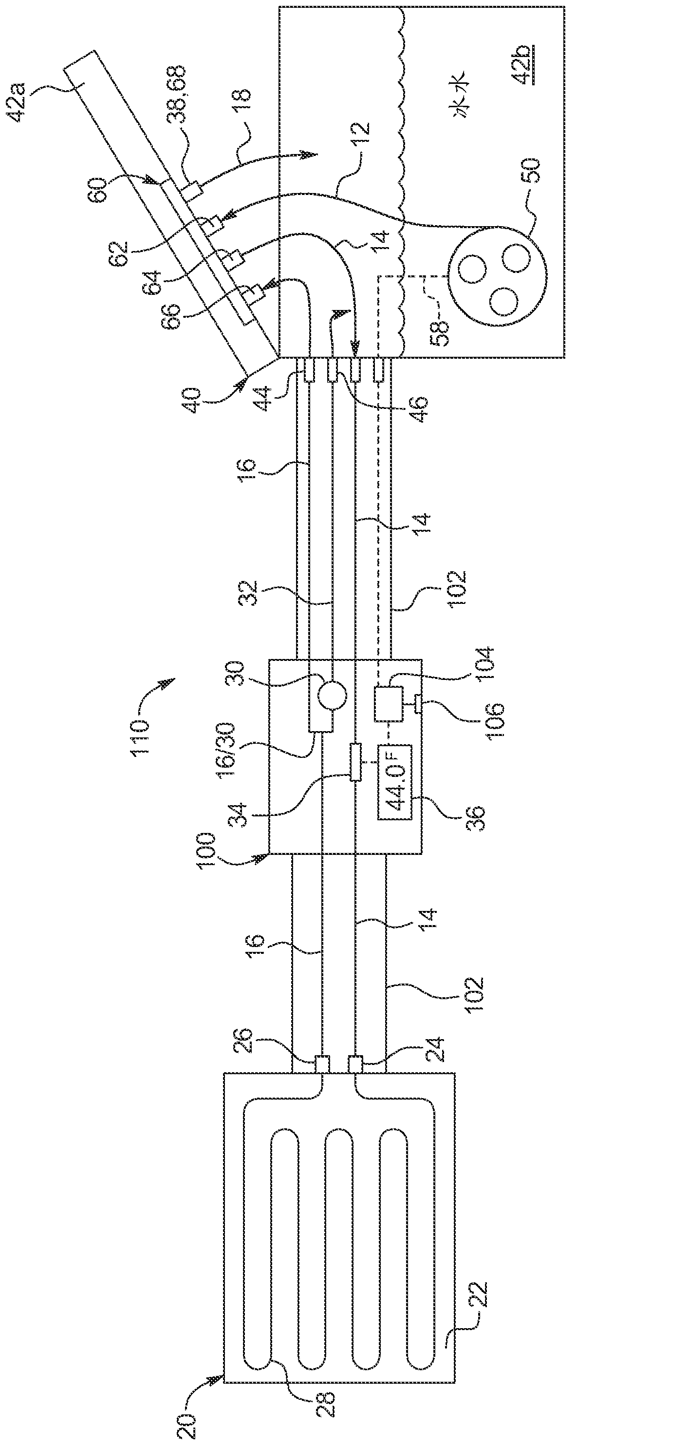 Cold therapy apparatus using heat exchanger