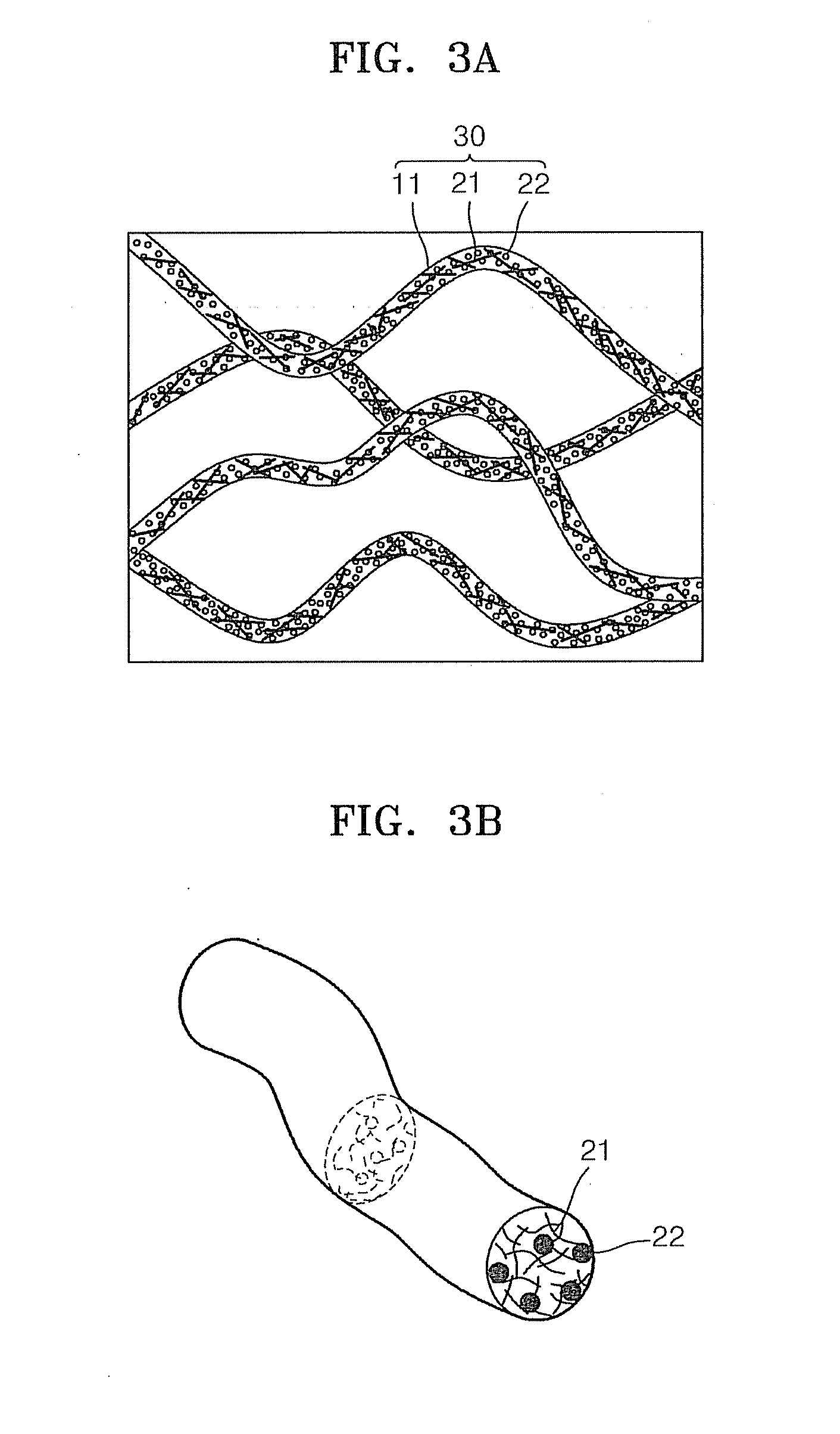 Stretchable Conductive Nanofibers, Stretchable Fiber Electrode Using The Same And Method For Producing The Same