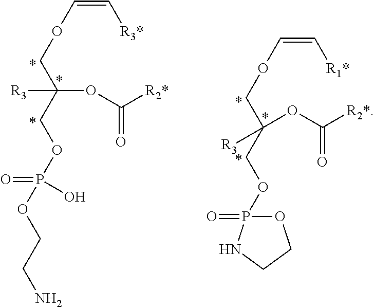 Methods for the synthesis of 13c labeled plasmalogen