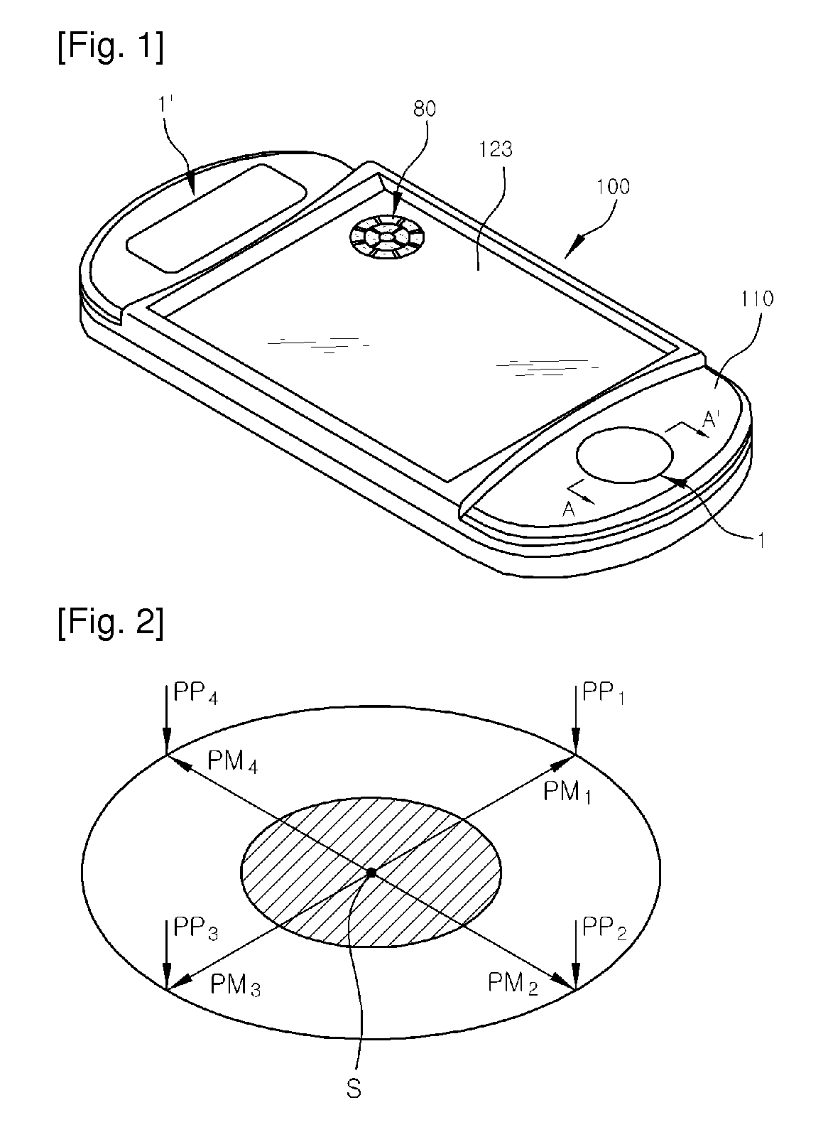 Data input device by detecting finger's moving and the input process thereof