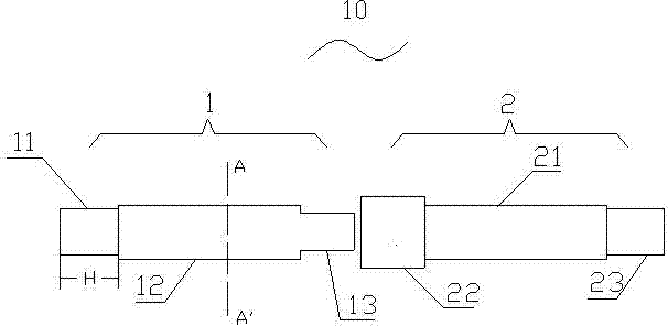 Power cable terminal abutting pipe with shielding layer and shielding layer manufacturing method