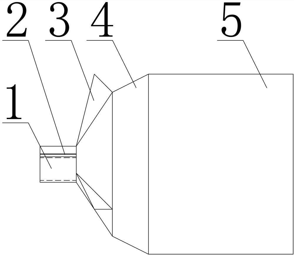 Flexible and rigid pipe universal crushing head and method for pipe explosion method construction