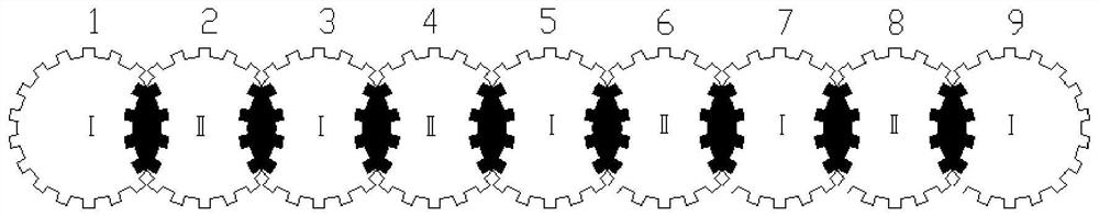 Hard cutting pile-forming construction method for secant piles in high-water-level complex geological area