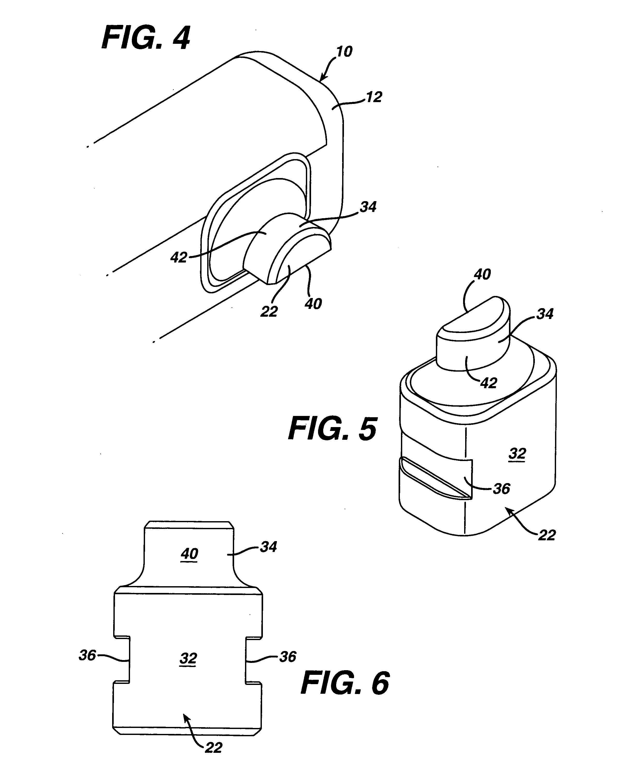 Device and method for separation of modular orthopaedic elements
