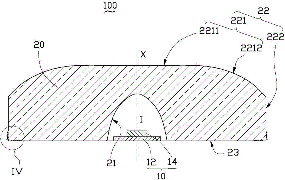 Lens and light source module with same