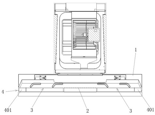 Variable double-cavity range hood