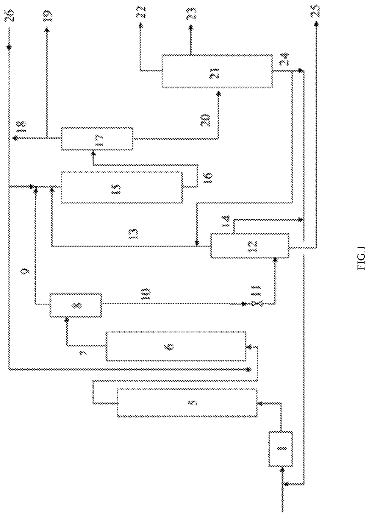 Conversion process for an organic material