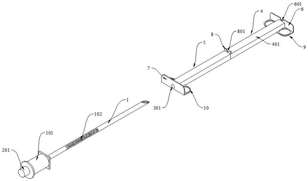 Visible scale puncture needle for pediatric anesthesia and use method