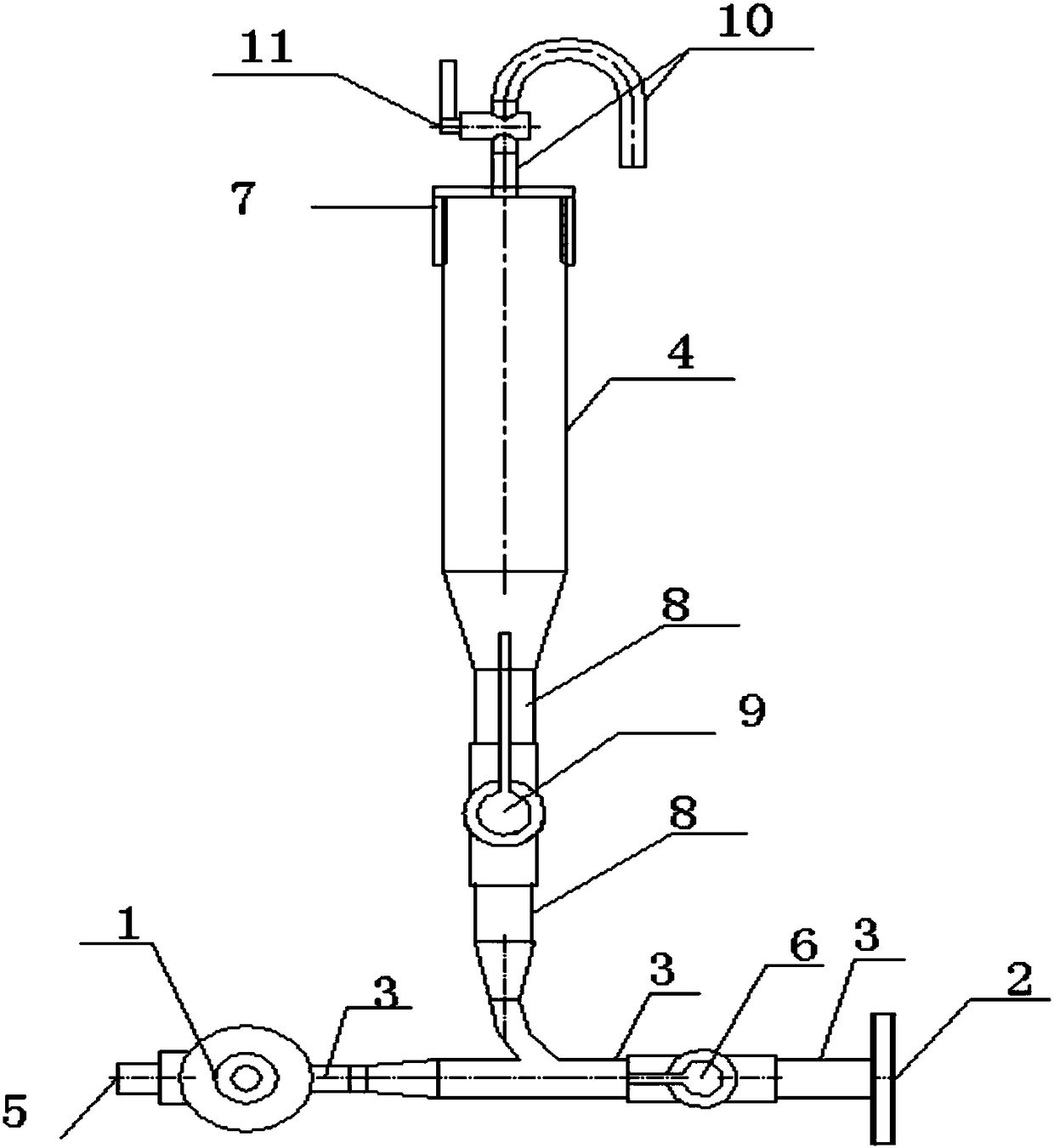 Boiler dust removal device and boiler dust removal system