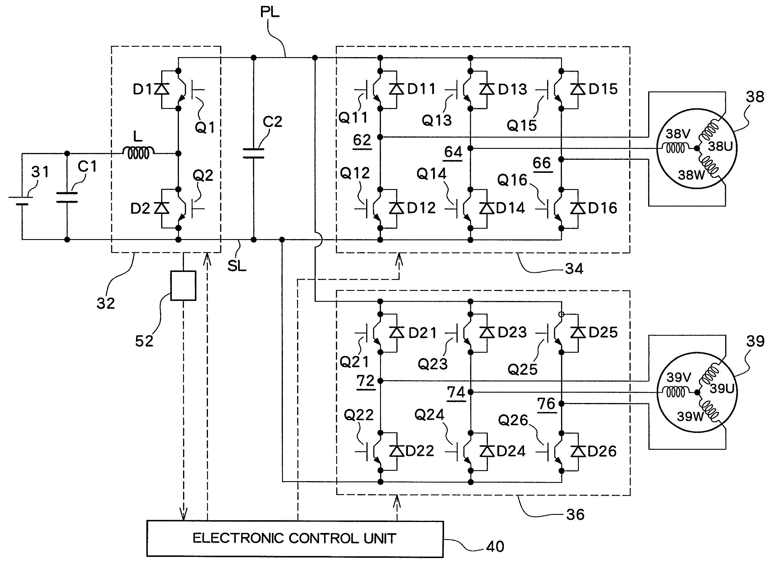 Temperature controlled voltage conversion device