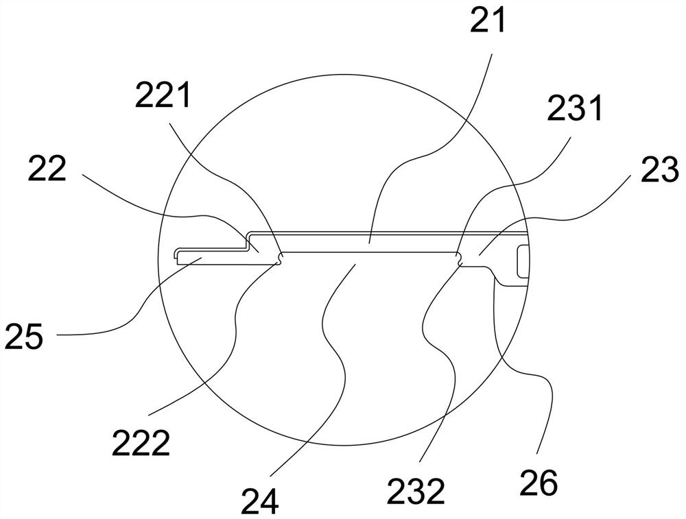 Plug-in buckle type ultrathin hollow stone-plastic wallboard assembly and mounting method