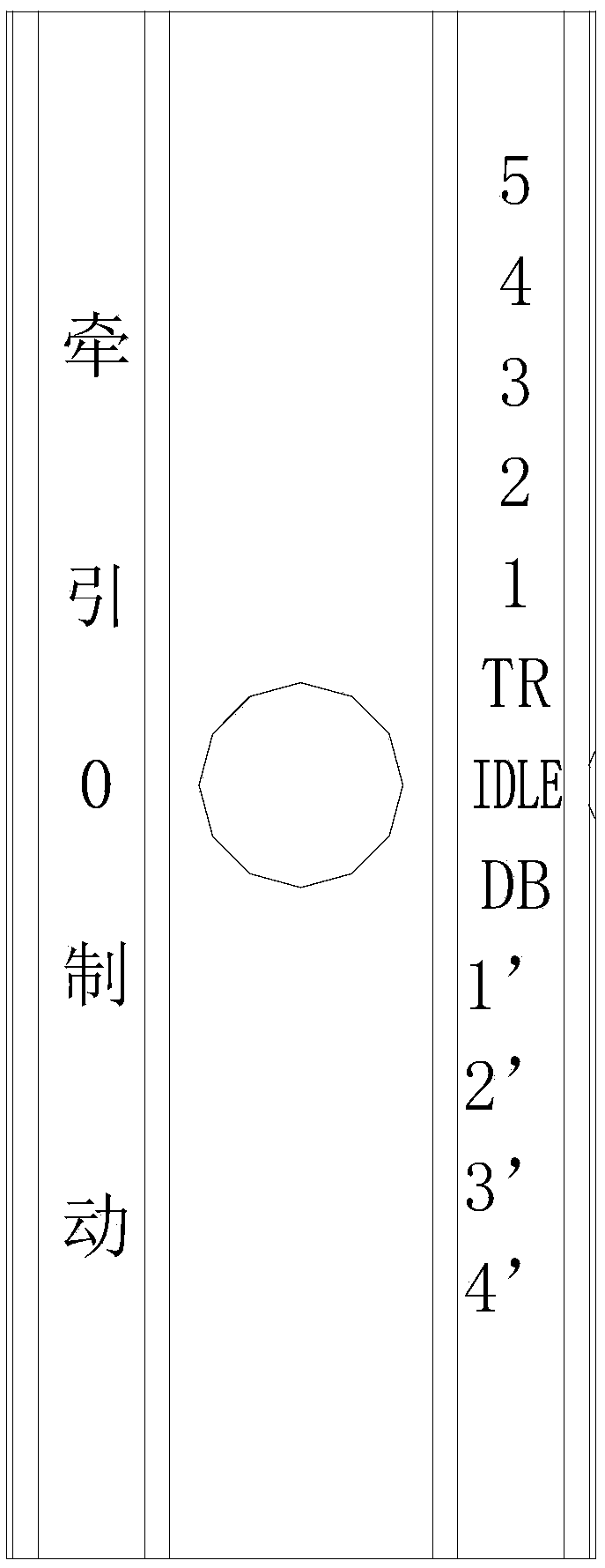 Diesel locomotive driver controller with load protection function