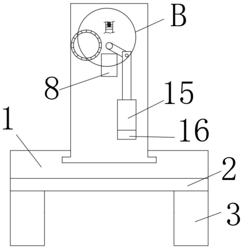 Assembly table with auxiliary mechanism for machining