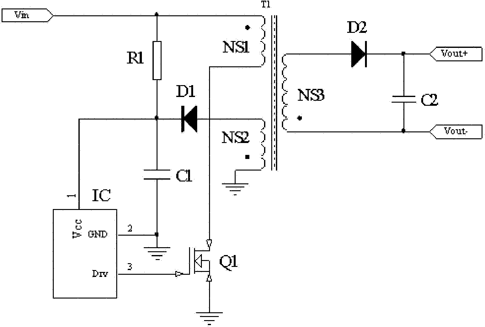Switching converter with wide input voltage range