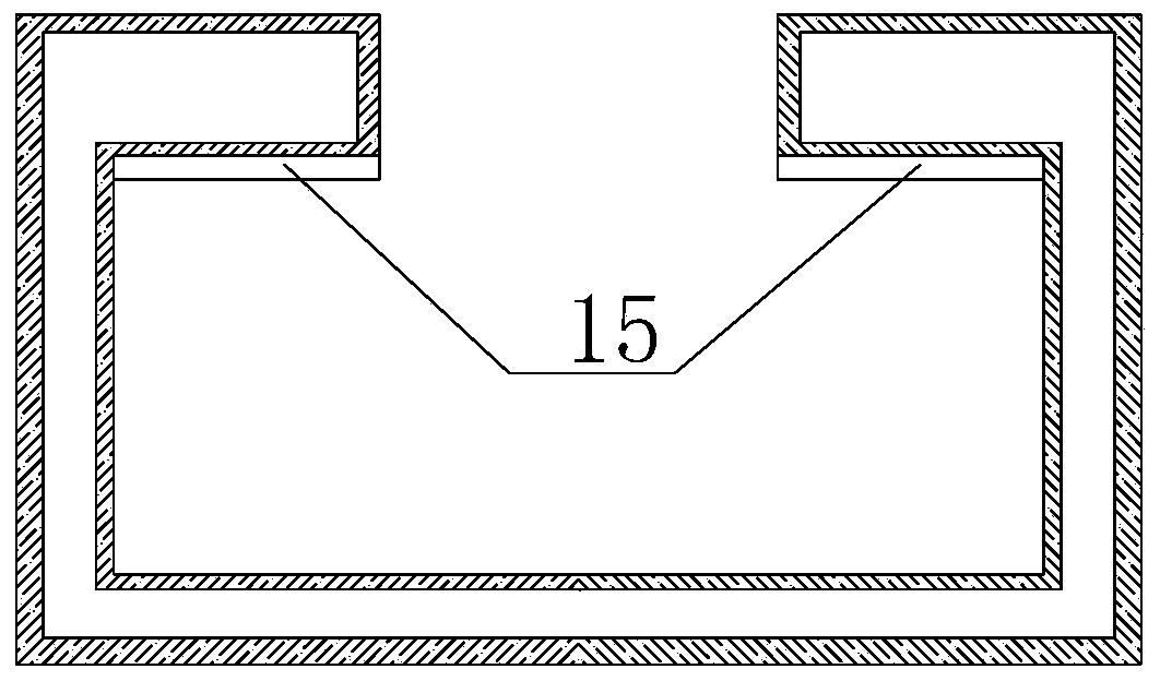 Compound steel groove, embedded groove channel and embedded groove channel production method