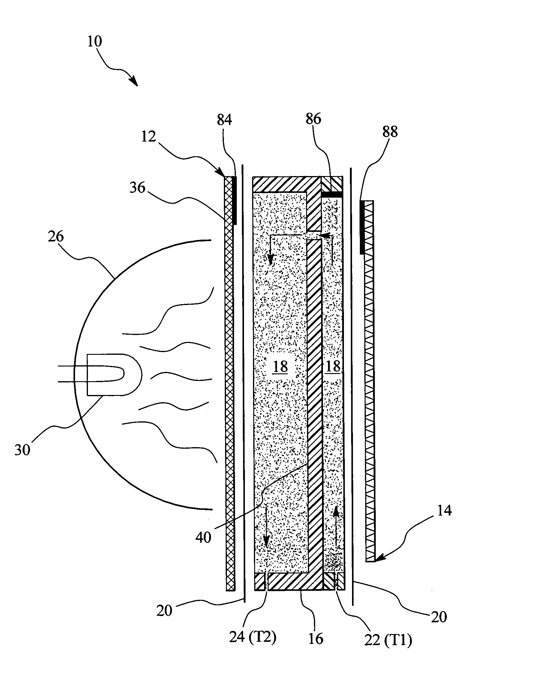 Medical fluid heater using radiant energy