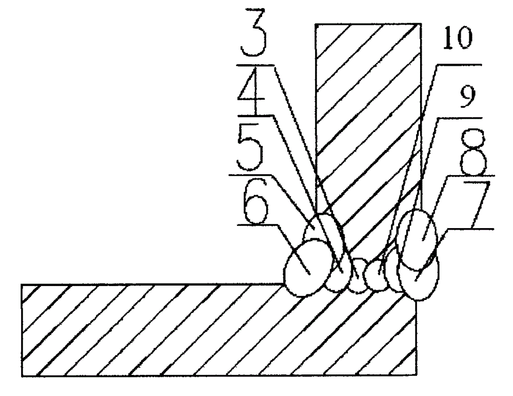 Manufacturing process for three girders of subway