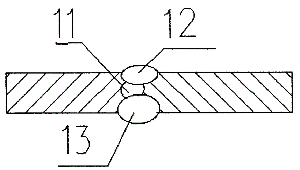 Manufacturing process for three girders of subway